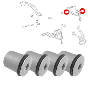 Casquillos en los 2 brazos superiores delanteros, para Land Cruiser 100, Lexus LX470