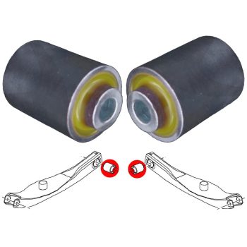 Silentblocs des bras arrières, Insignia, Malibu, Saab 9-5