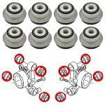 Silentblocks portamangueta trasera, A6 C5, A8 D2/D3, Allroad C5, Passat B5, Phaeton