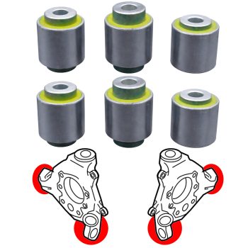 Silentblocs des fusées arrières, Infiniti FX35/FX45