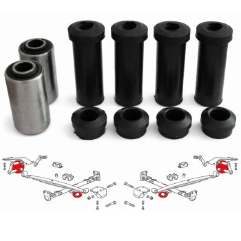 Silentblocks des hinteren Lagerbocks, für Blattfeder, Citroen C25, Peugeot J5, Fiat Ducato, Talbot Express
