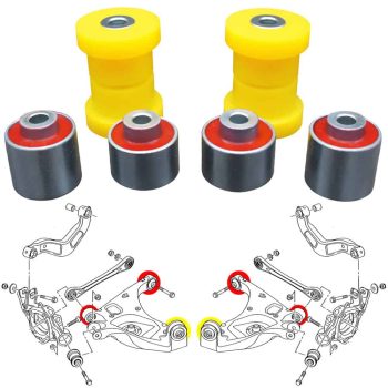 Silentblocs des bras inférieurs arrières, Audi A4 B6/B7, A6 C6