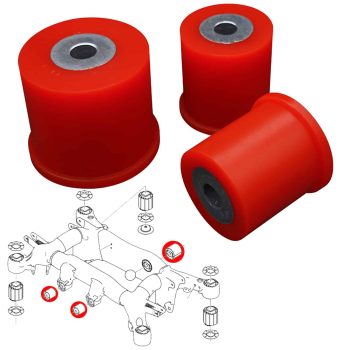 Silentblocks del apoyo del diferencial delantero, BMW X5 E53, Serie 5 E60/E61, Serie 6 E63