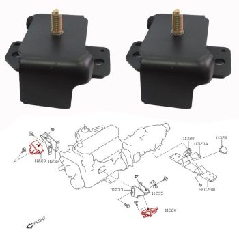 Front engine mount kit, Patrol GR Y60 Y61