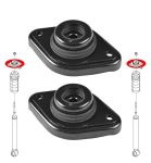 Soportes amortiguadores traseros, Murano Z51