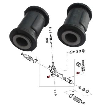 Silentblocs de crémaillère de direction pour Toyota RAV4
