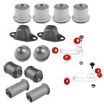 4055A021, MB185978 silentblocs bracci anteriori e tamponi Pajero I