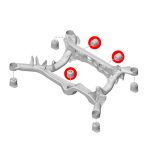 silentblocs supporto differenziale Macan 2013