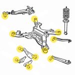 rear suspension kit Mitsubishi 3000 GT