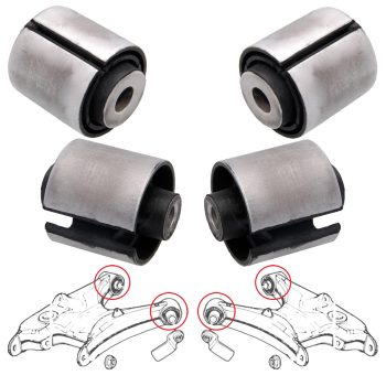 Silentblocs des bras arrières, BMW Serie 5 E39/E60/E61, Serie 6 E63/E64, Serie 7 E65/E66, X5 E53