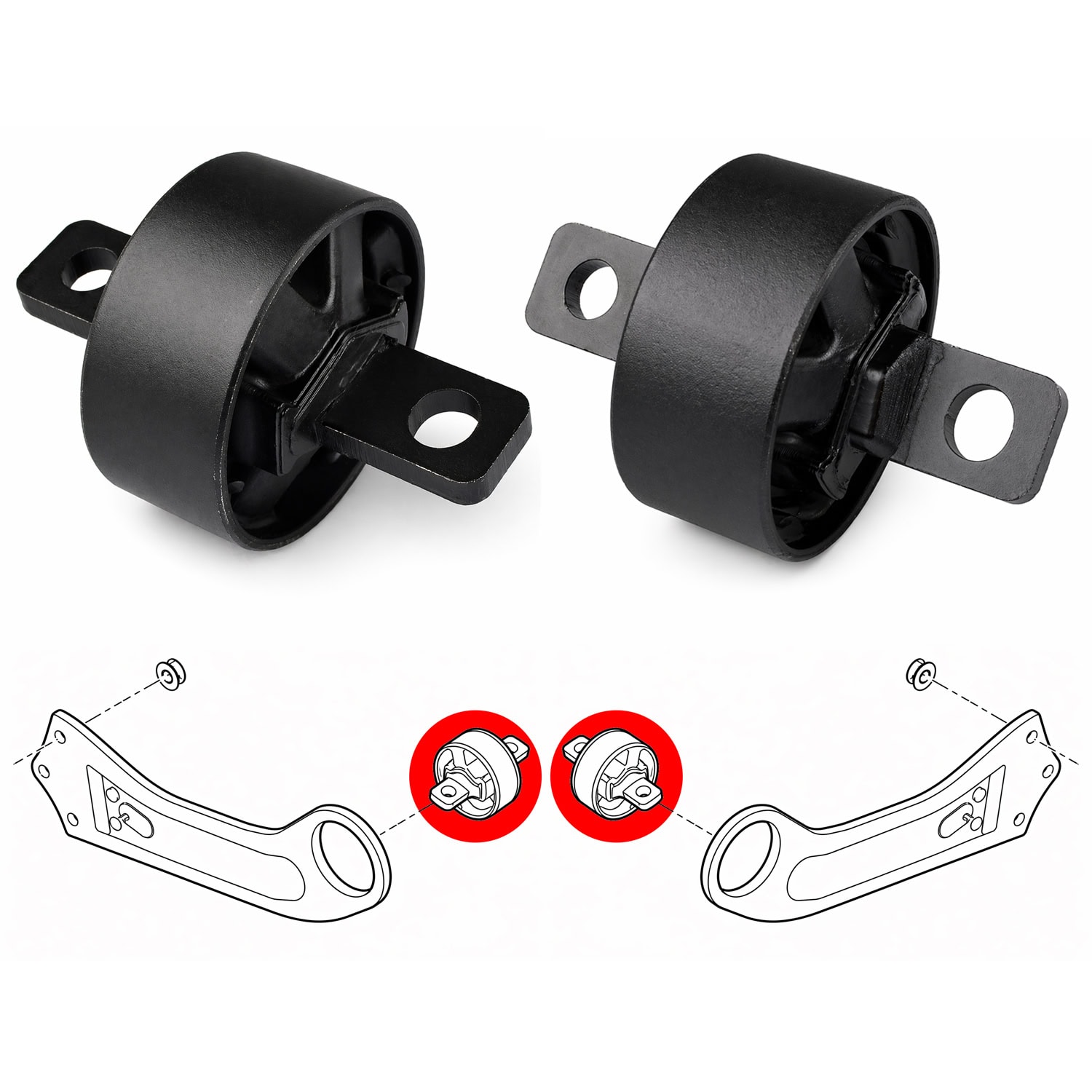 rear arms bushes Kia Sportage IV Tucson