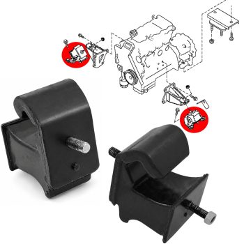 Supporti motore anteriori, Nissan Navara D40, Pathfinder R51 (Diesel 2.5 YD25DDTi)