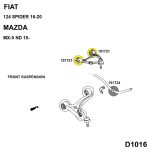 silentblocs bras superieur avant Mazda MX5 ND