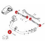 silentbloc essieu arriere Twingo III