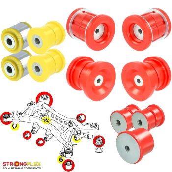 Kit completo de reparación para ejo trasero y el soporte del diferencial trasero, BMW Serie 1/3, X1 E84
