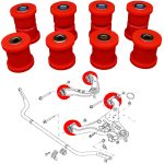 Kit sospensione anteriore in poliuretano NAVARA PICK-UP D40