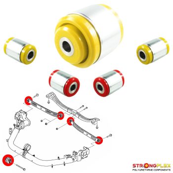 Silentblocs pour essieu arrière, Twingo III, Smart Fourfour II/III 453