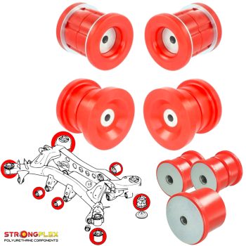 Silentblocks para bastidor auxiliar y soporte diferencial trasero, BMW Serie 1/2/3/4, X1 E84