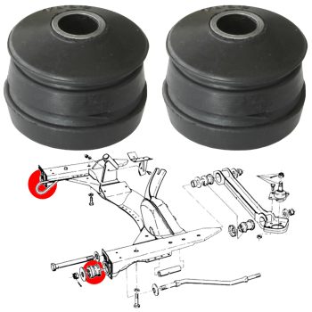 Silentblocks per i supporti dei bracci anteriori, BMW 1502 2002 1600