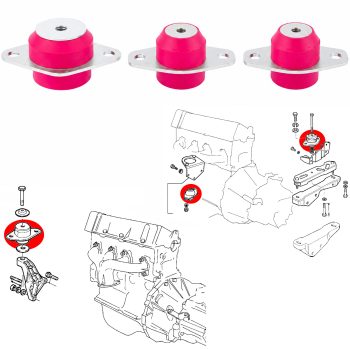 Soportes motor y caja de cambios, Fiat Panda I, Panda 4x4